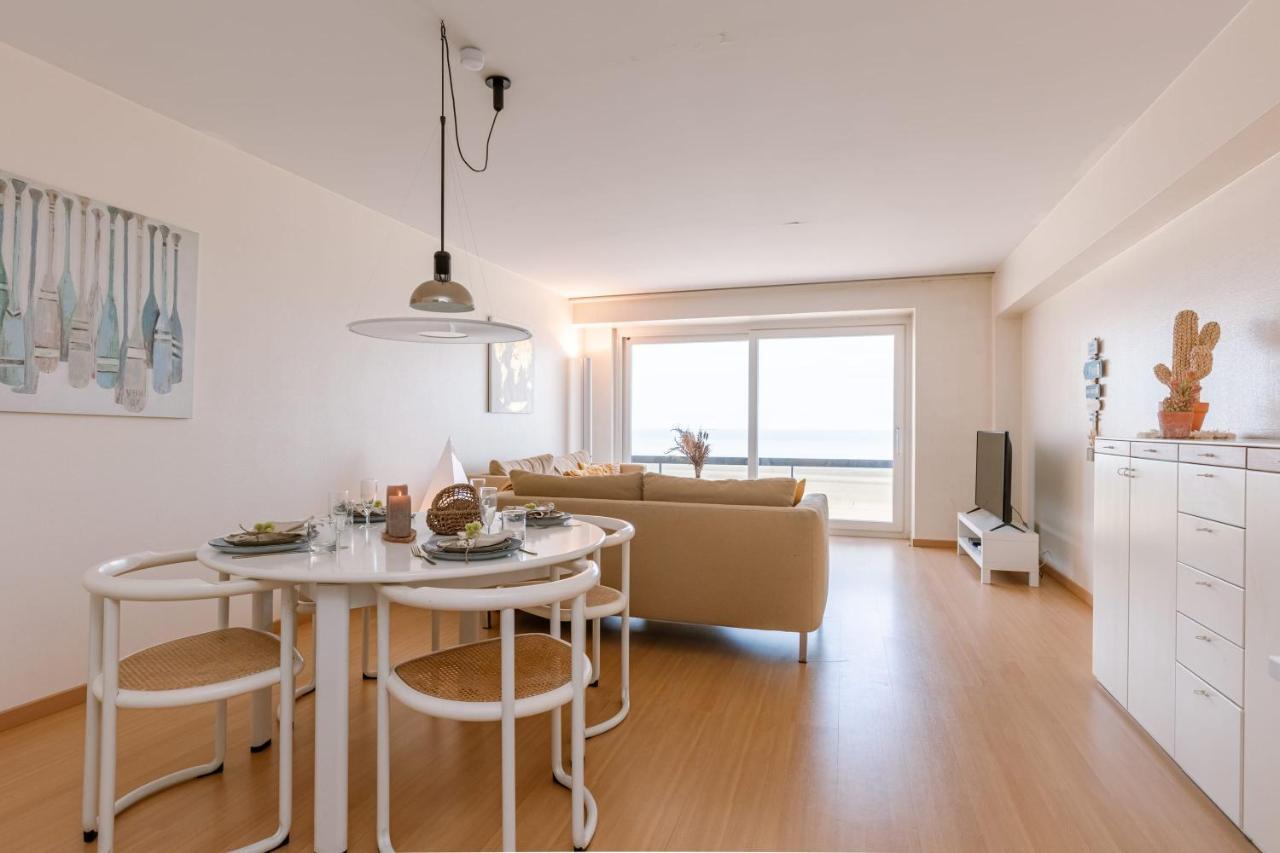 Stunning Seaview Apt On 7Th Floor At Beachfront Knokke-Heist Zewnętrze zdjęcie